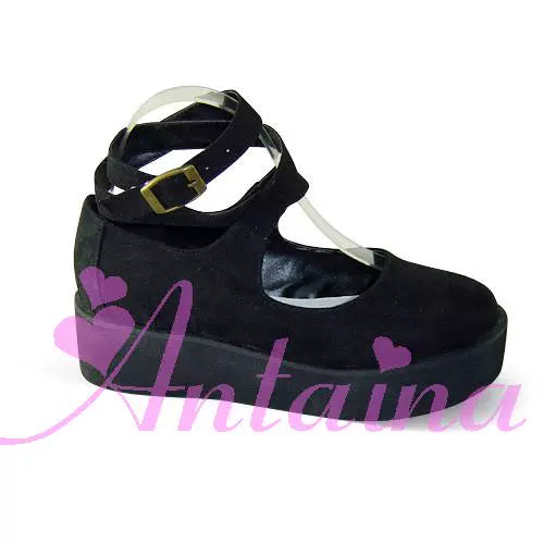 Antaina - Punk Lolita High Platforms Shoes Lolita Ankle Strap Shoes