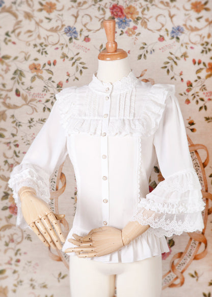 Yilia - Princess Sleeves Slim Lolita Blouse