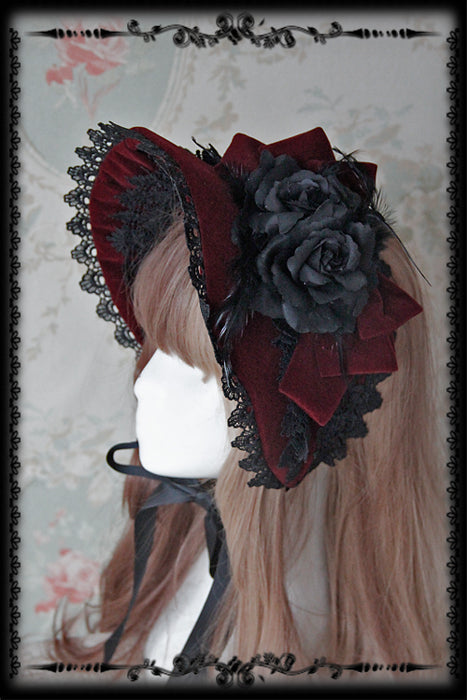 Infanta - Rose Sanctuary - Gothic Lolita Bonnet