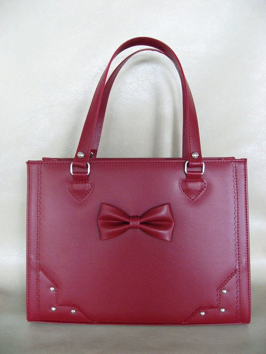 Loris - Solid Lolita Tote Bag With Large Capacity Customized Color