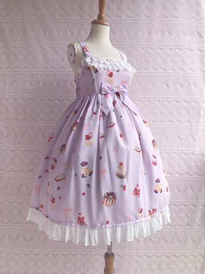 Yilia - Sweetheart Berry - Kawaii Lolita JSK Dress