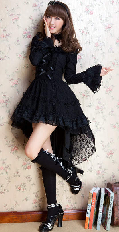 G.L.P - Sweet Lolita Dress Lace Long Sleeve Dress