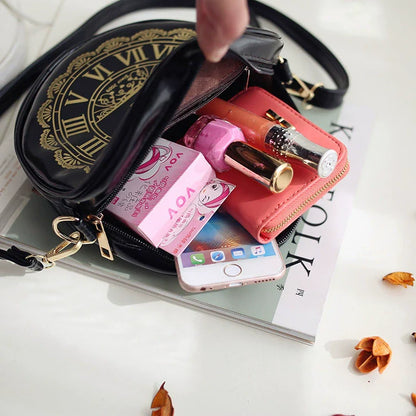 Kira - Alice Clock - Kawaii Lolita Shoulder Bag Round Lolita Crossbody Bag