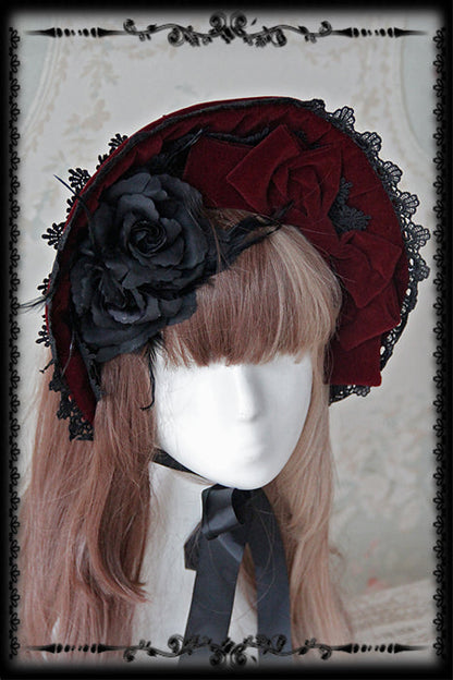 Infanta - Rose Sanctuary - Gothic Lolita Bonnet