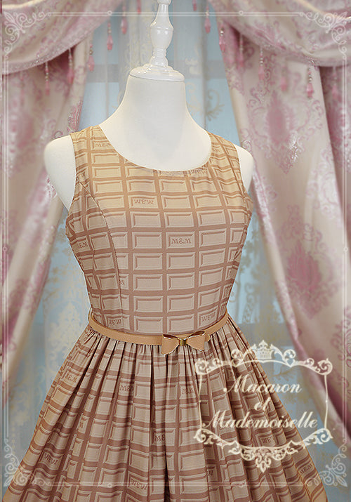 Chess Story - Le Chocolat - Elegant Lolita Macaron Chocolate Series JSK Dress