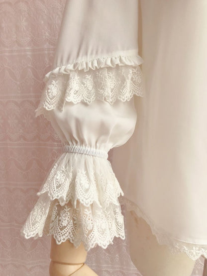 Yilia - Kawaii Lolita Nine Sleeve Chiffon Blouse