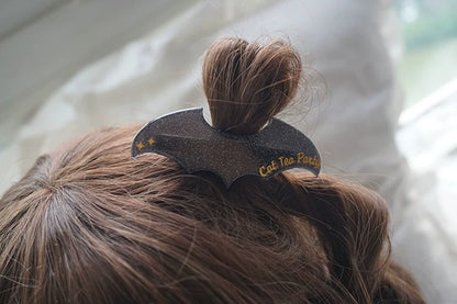 Cat Tea Party - Gothic Lolita Hair Clip Halloween Bat Lolita Hair Accessory