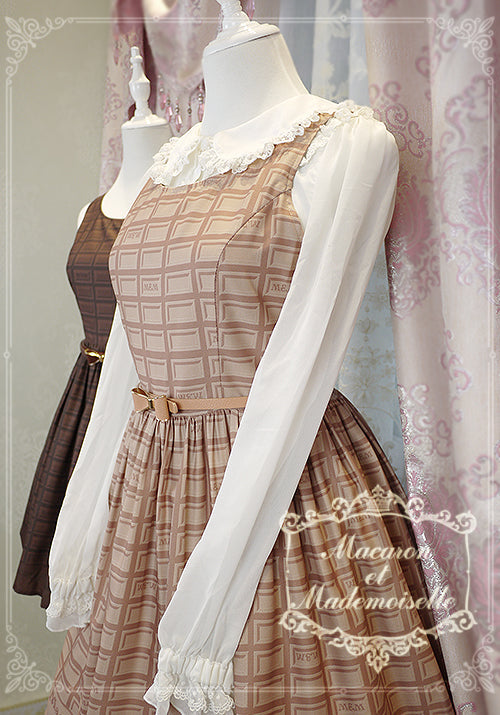 Chess Story - Le Chocolat - Elegant Lolita Macaron Chocolate Series JSK Dress