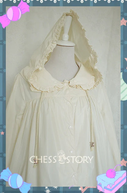 Chess Story - Sweet Rainbow - Elegant Lolita Raincoat Loose Windbreaker