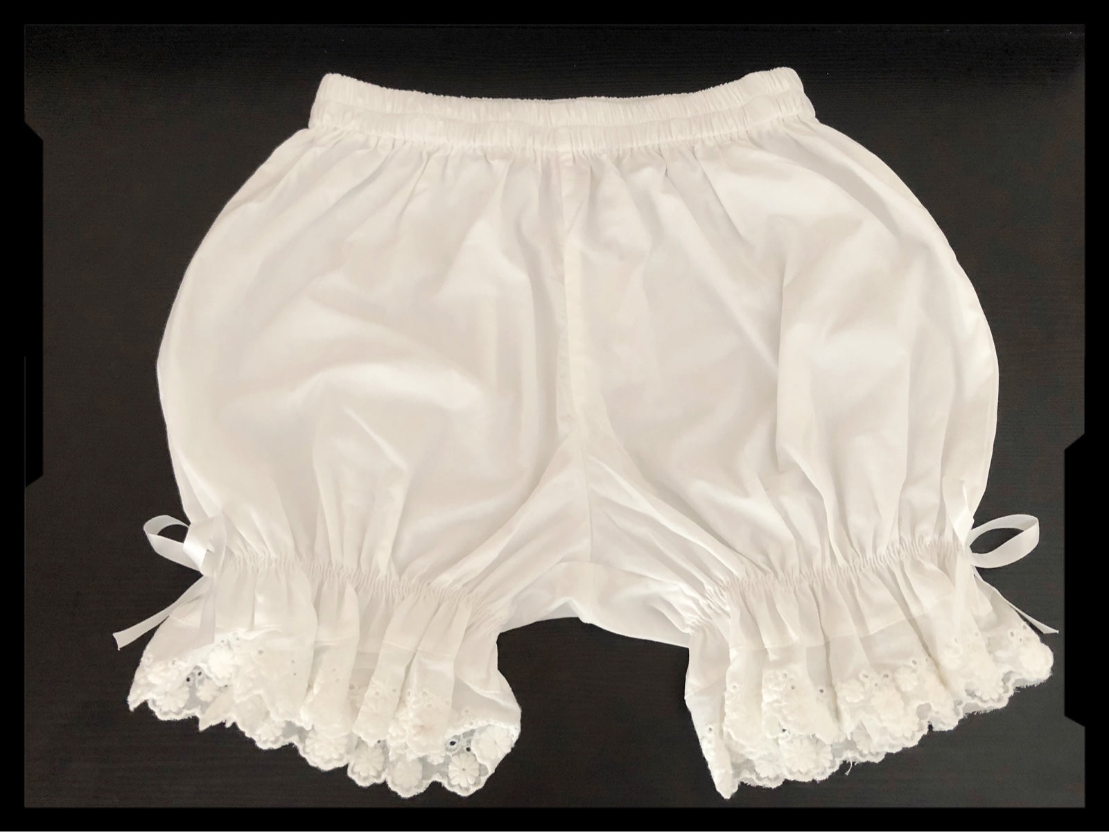 DMFS Lolita - Daily Cotton Lolita Bloomers Black and White Pettipants
