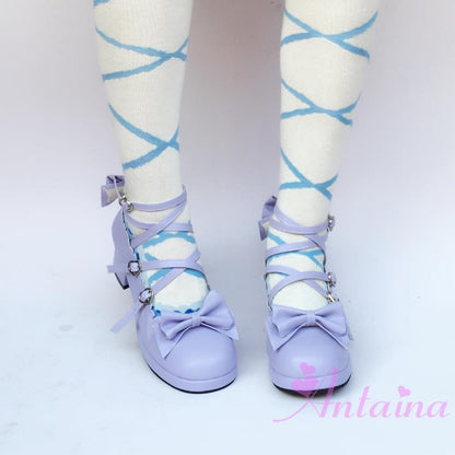 Antaina - Popular Japanese Lolita Bow Strap Multiple Colors