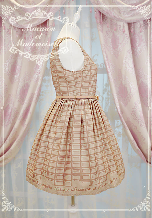 Chess Story - Le Chocolat - Elegant Lolita Macaron Chocolate Series JSK Dress