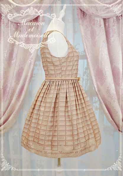 Chess Story - Le Chocolat - Elegant Lolita Macaron Chocolate Series JSK Dress