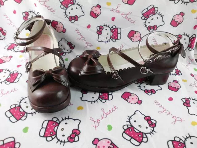 Antaina - Sweet Chunky Heels Lolita Shoes Size 37-40