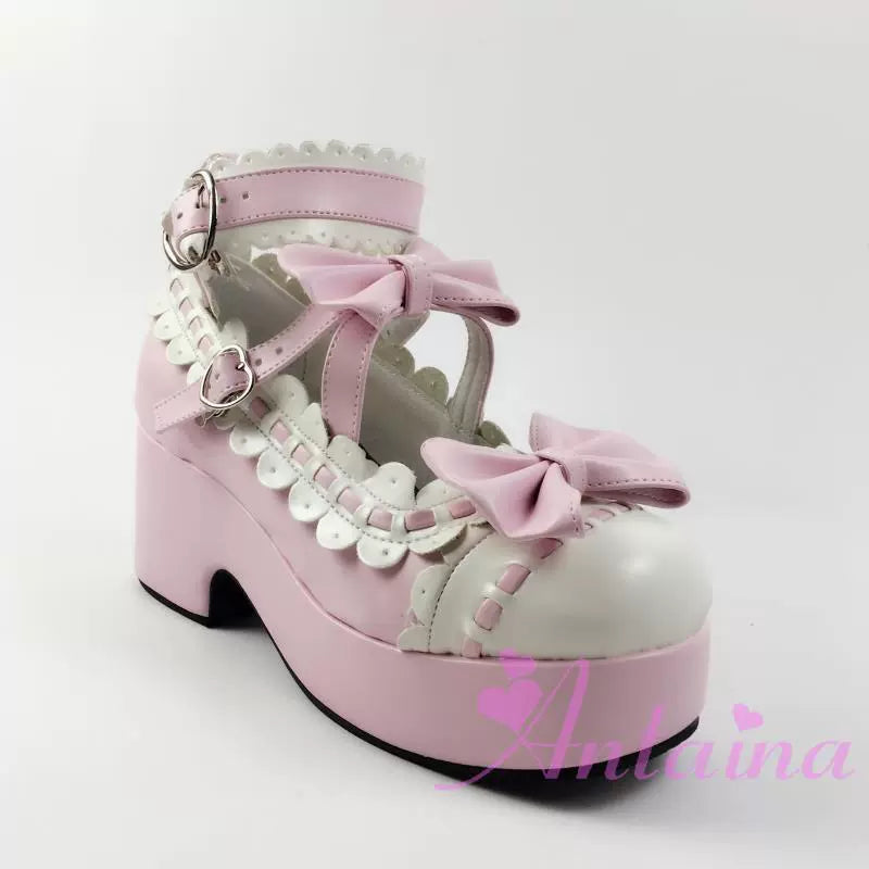 Antaina - Sweet Lolita Shoes Platform Shoes Multicolor