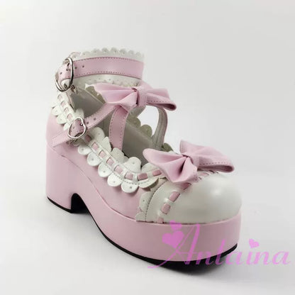 Antaina - Sweet Lolita Shoes Platform Shoes Multicolor