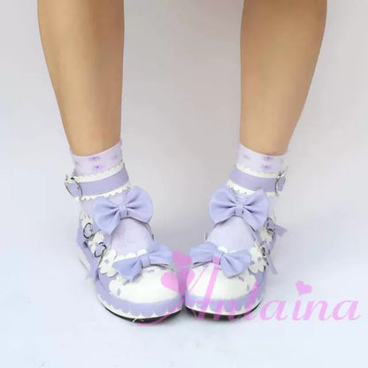 Antaina - Sweet Lolita Shoes Platform Shoes Multicolor