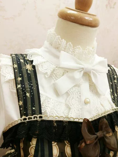 Yilia Lolita - Stand Collar Classic Lolita Blouse
