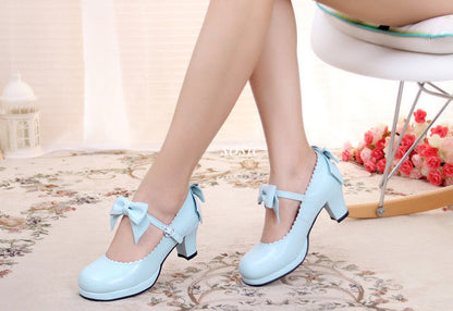 Sosic - Sweet Lolita Tea Party Thick Heels Shoes
