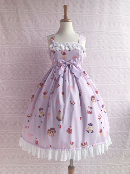 Yilia - Sweetheart Berry - Kawaii Lolita JSK Dress