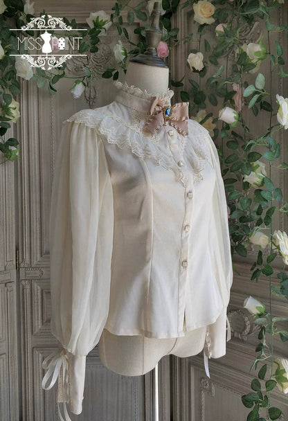 Miss Point - Rose Doll - Elegant Lolita Mutton Sleeve Blouse
