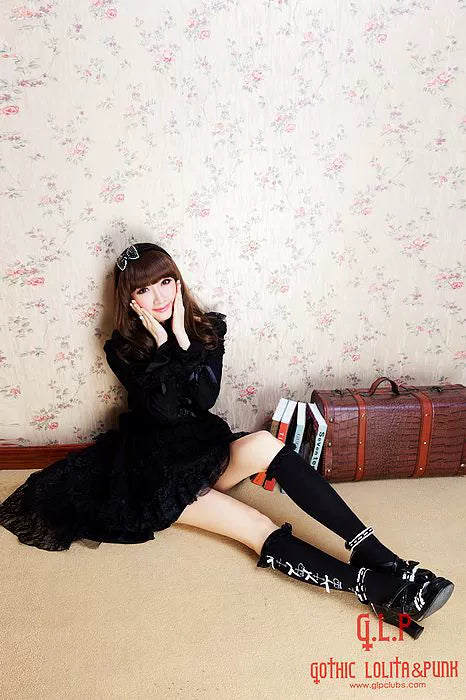 G.L.P - Sweet Lolita Dress Lace Long Sleeve Dress