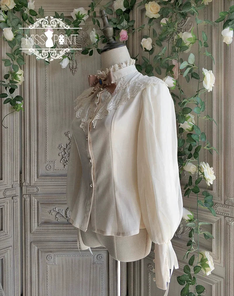Miss Point - Rose Doll - Elegant Lolita Mutton Sleeve Blouse
