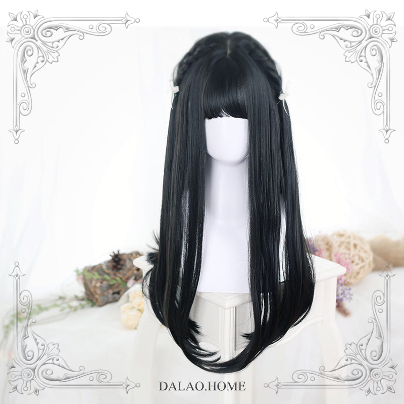 Dalao Home - Lolita JaneNye 65cm Straight Wig Black