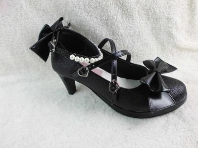 Antaina - Thin Heel Princess Lolita Shoes Plus Size 45-48