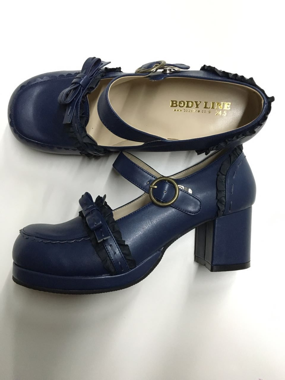 The Seventh Sense - Bow Lace Customized Lolita Shoes