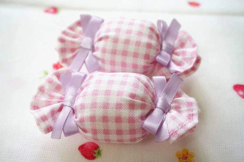 Cat Tea Party - Sweet Lolita Candy Hair Clip Butterfly Bow Brooch