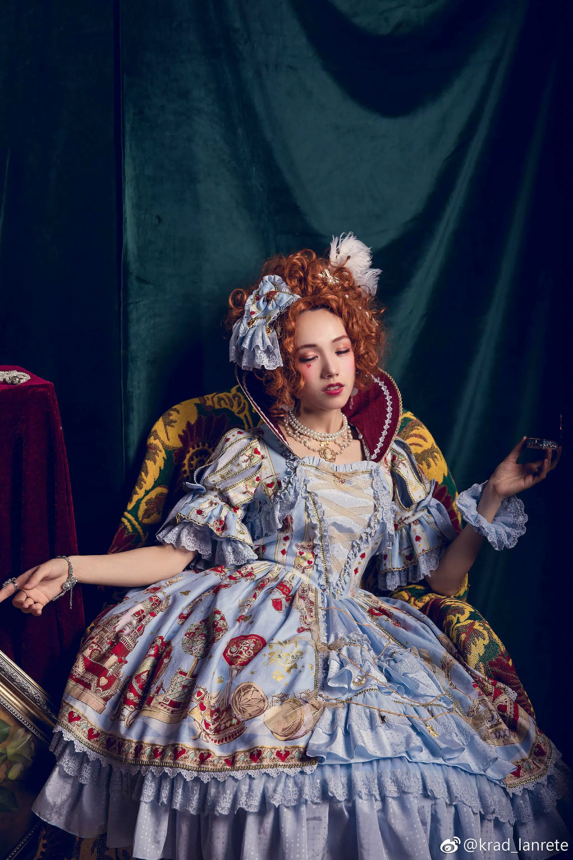 Rose of Sharon - Manor Ball II - Retro Lolita Necklace Pearl Necklace