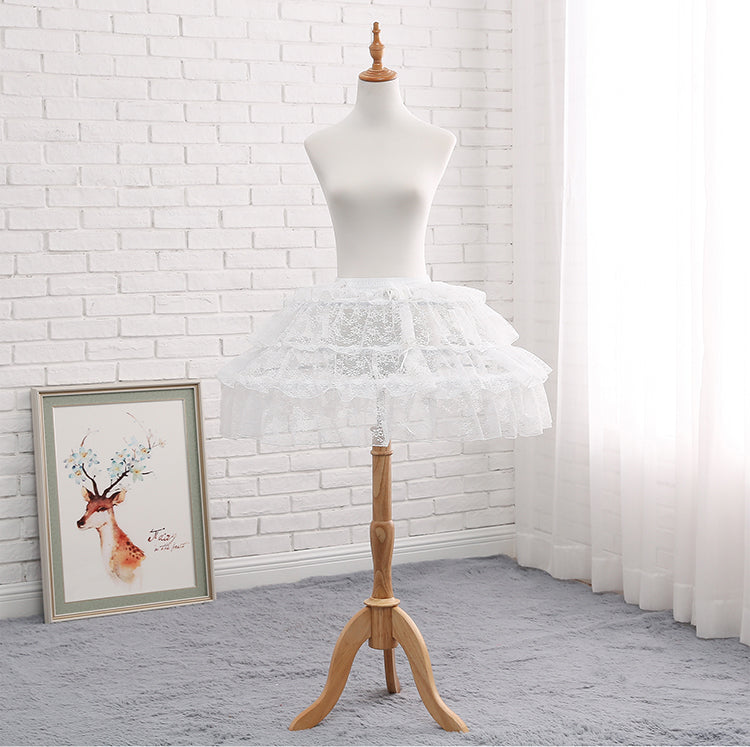 Manyiluo - Adjustable Hollowed-out Cool Lolita Petticoat