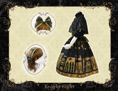 Knight Night - The Secret of Kells - Elegant Lolita Cape Short Lolita Cloak