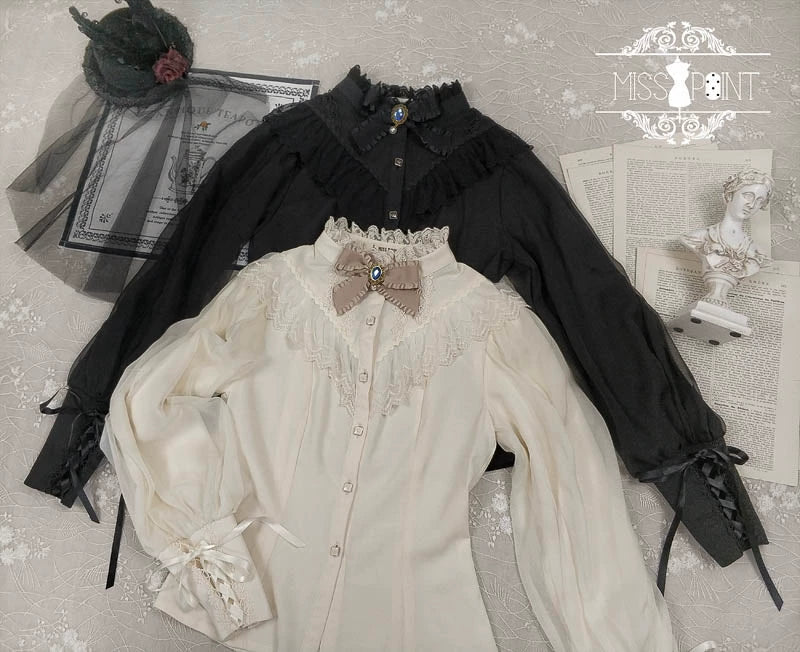 Miss Point - Rose Doll - Elegant Lolita Mutton Sleeve Blouse
