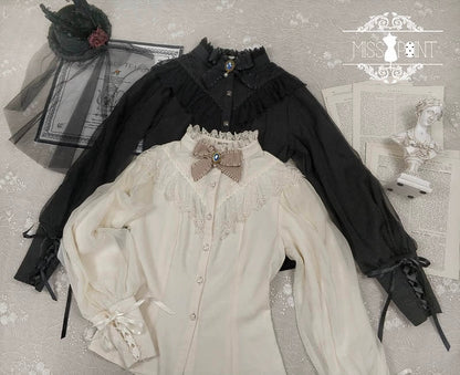Miss Point - Rose Doll - Elegant Lolita Mutton Sleeve Blouse