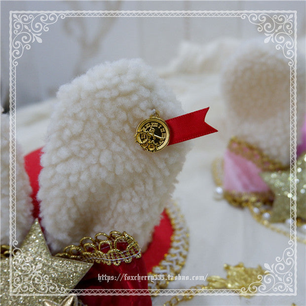 Fox Cherry-Alice Rabbit Ear Lolita Top Hat Multiple Colors