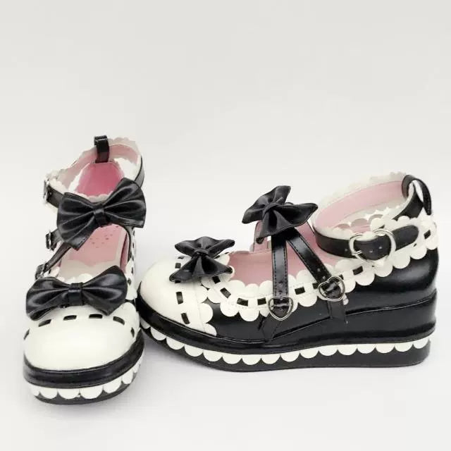 Antaina - Sweet Lolita Shoes Platform Shoes Multicolor