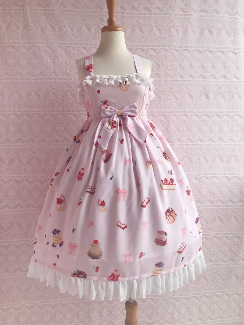 Yilia - Sweetheart Berry - Kawaii Lolita JSK Dress