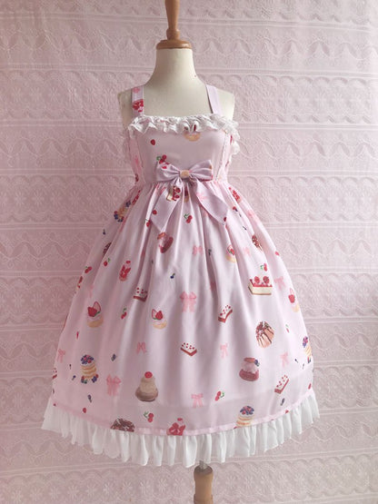 Yilia - Sweetheart Berry - Kawaii Lolita JSK Dress