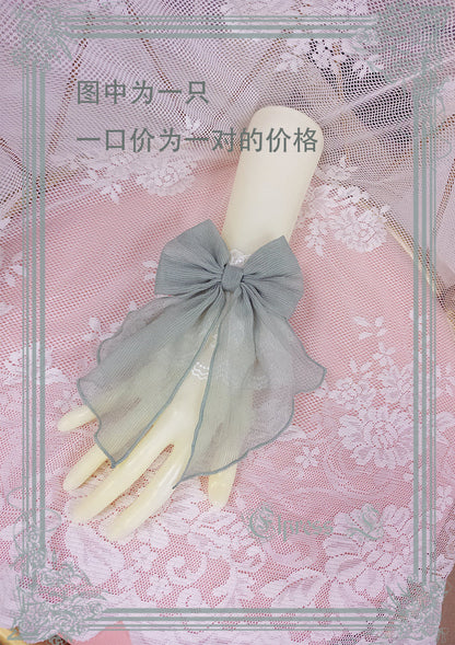 Elpress L - 3D Flower Lolita Hairband Cuff Brooch Multicolors