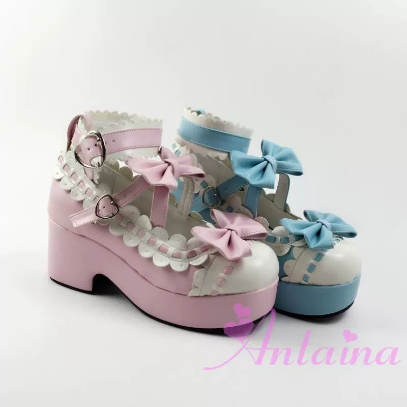 Antaina - Sweet Lolita Shoes Platform Shoes Multicolor