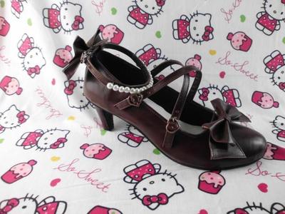 Antaina - Thin Heel Princess Lolita Shoes Plus Size 45-48