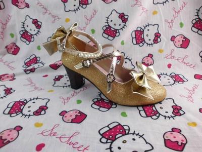 Antaina - Thin Heel Princess Lolita Shoes Plus Size 45-48