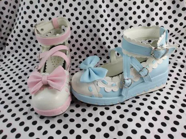 Antaina - Sweet Lolita Shoes Platform Shoes Multicolor