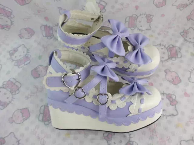 Antaina - Sweet Lolita Shoes Platform Shoes Multicolor