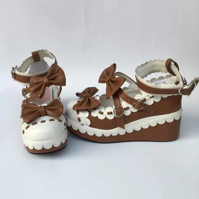 Antaina - Sweet Lolita Shoes Platform Shoes Multicolor