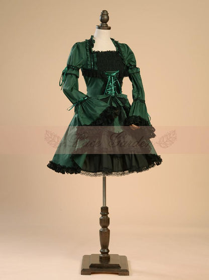 Lace Garden - Miss Rella - Vintage Retro Lolita OP Dress, Custom Sizes