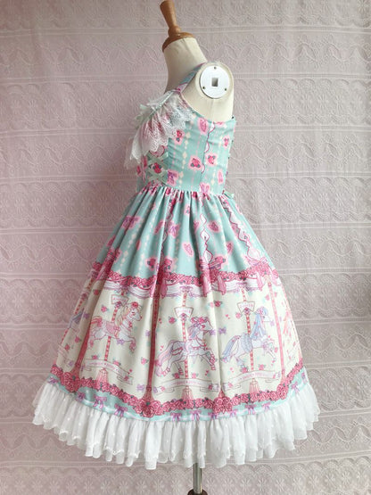 Yilia - Rose Carousel - Chiffon JSK Dress