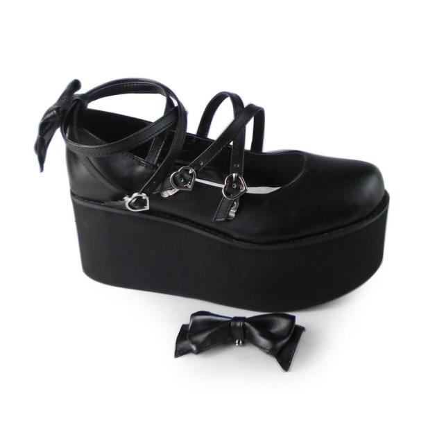 Antaina - Lolita Bow Platform Shoes Multiple Colors